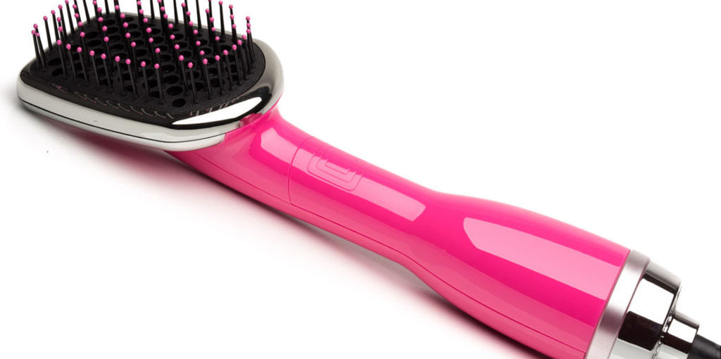 3in1 Blower Brush Hair Dryer Pink